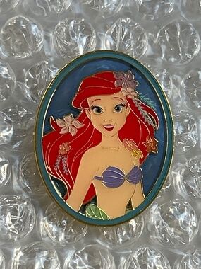 Loungefly Little Mermaid Ariel Princess Portrait Translucent Pin
